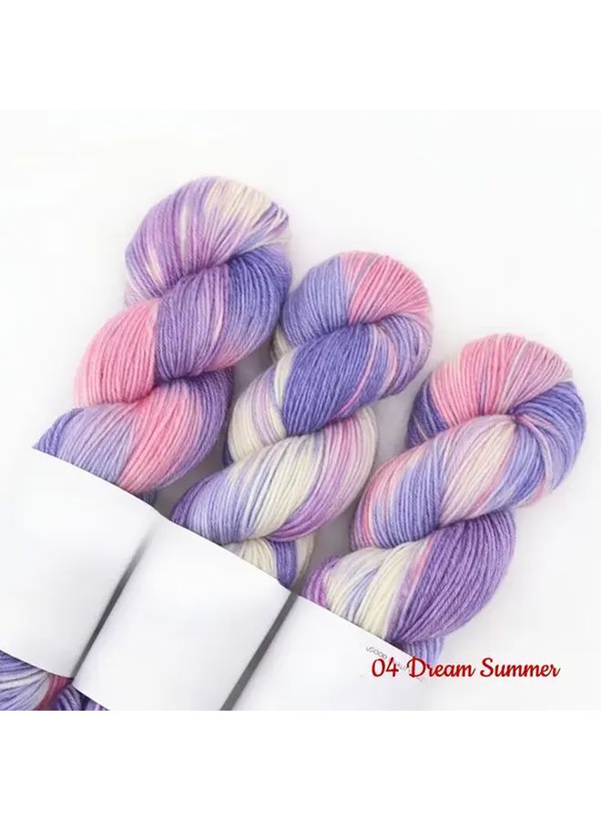 Macaron Gradient Yarn Hand Dyed For Knitting Scarves Blankets Sweaters Hats - Image 3